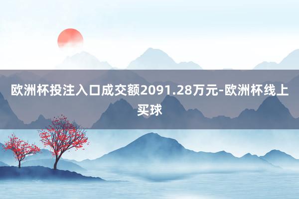 欧洲杯投注入口成交额2091.28万元-欧洲杯线上买球